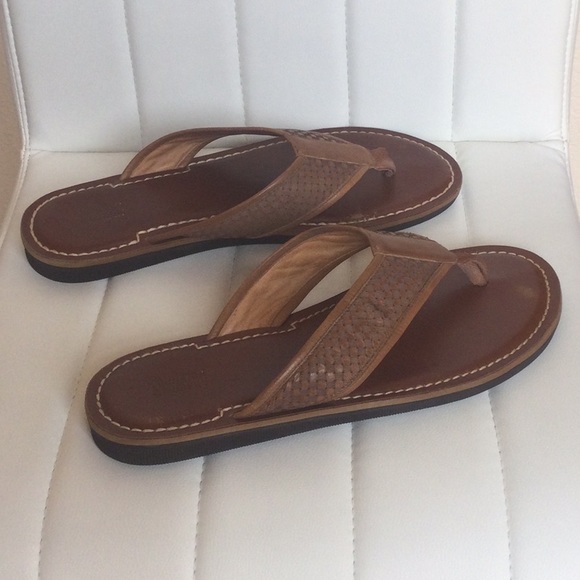 EUC Mens Johnston And Murphy 13M Brown Sandal - Picture 2 of 14
